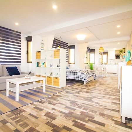 Loft En Gijon - Cimavilla Con Vistas Al Cerro Eksteriør bilde