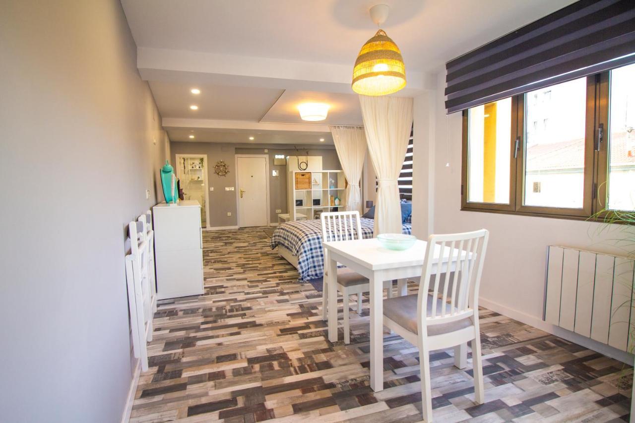 Loft En Gijon - Cimavilla Con Vistas Al Cerro Eksteriør bilde
